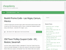 Tablet Screenshot of cheapdanny.com